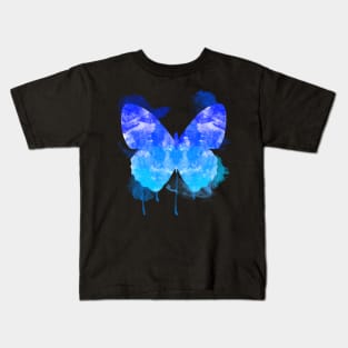 Butterfly watercolor Lagoon Kids T-Shirt